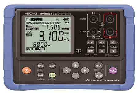 Hioki BT3554-50 6-60V 3 mOHM-3 Ohm Kablosuz Batarya Test Cihazı