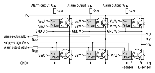 Fuji Electric 6MBP100XEN120-50 igbt Modül