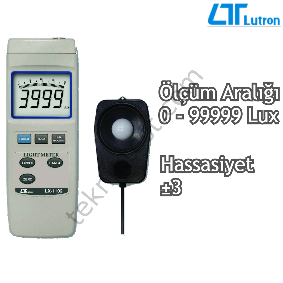 Lutron LX-1102 Dijital Işık Ölçer