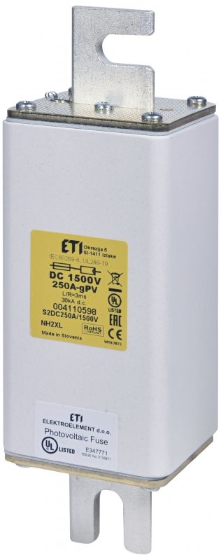 Eti NHS2XL gPV 200A/1500V DC UL