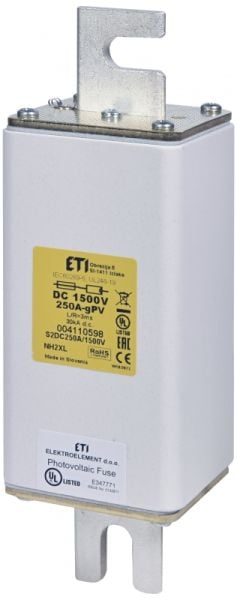 Eti NHS2XL gPV 250A/1500V DC UL