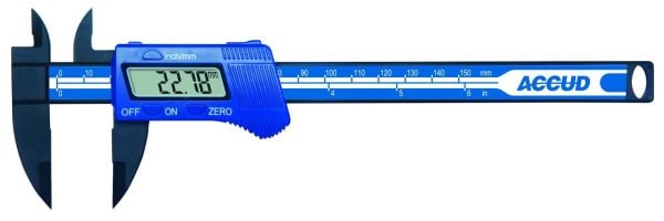 ACCUD 117-006-11 Plastik Dijital Kumpas 150mm