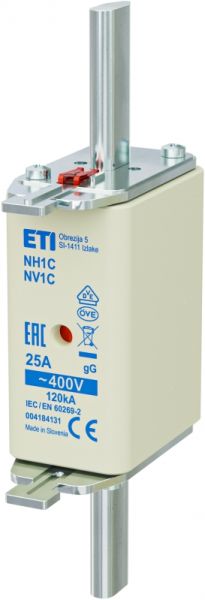 Eti NH1C gG 25A/400V korr.