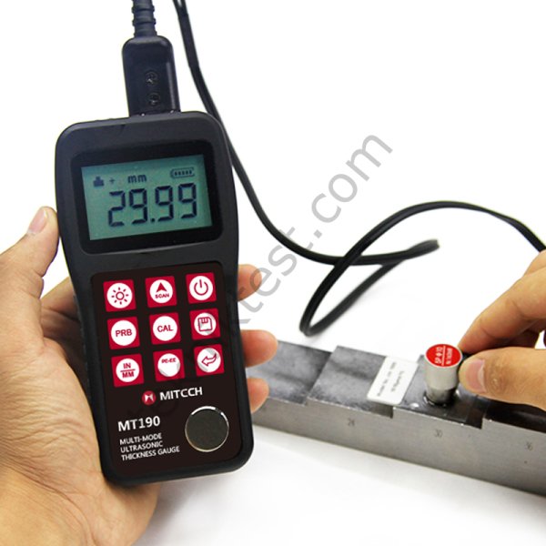 MT190 Ultrasonik Kalınlık Ölçüm Cihazı- Boya altı ölçüm:3-60mm, Ölçüm aralığı : 0,65 – 600 mm-