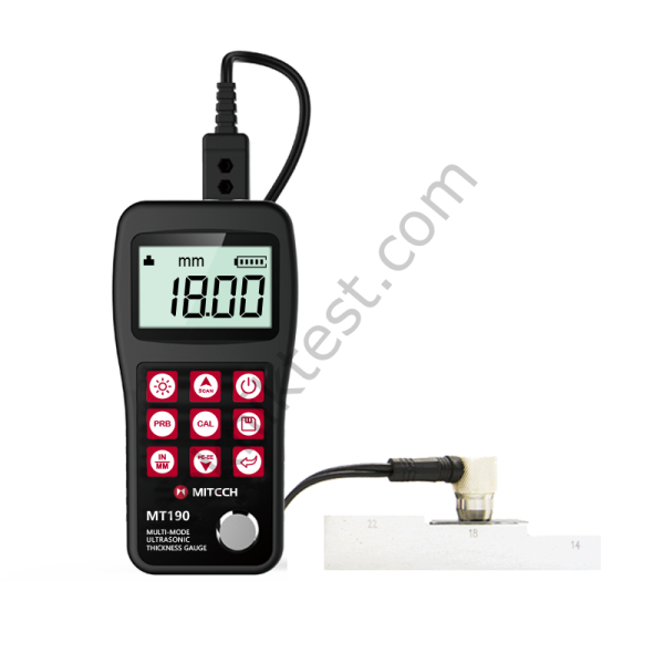 MT190 Ultrasonik Kalınlık Ölçüm Cihazı- Boya altı ölçüm:3-60mm, Ölçüm aralığı : 0,65 – 600 mm-