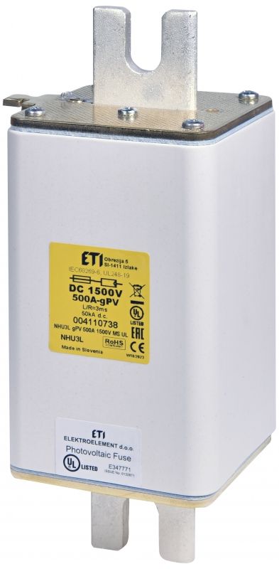 Eti NHU3L/MS gPV 350A/1500V DC UL