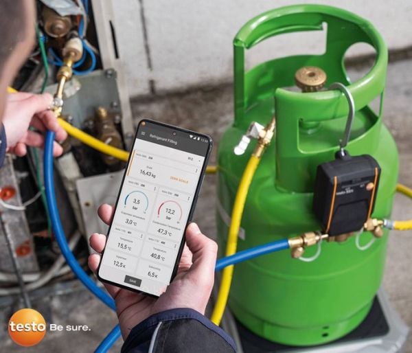 Testo 560İ Set Dijital Gaz Dolum Terazisi ve Akıllı Valf