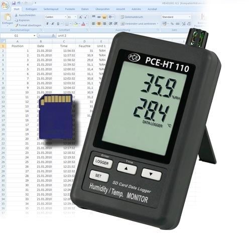 PCE-HT110 Sıcaklık Ve Nem Veri Kaydedici Data Logger