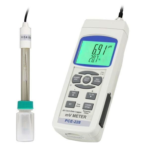 PCE-228 Ph Metre Kayıt Özellikli Data Logger