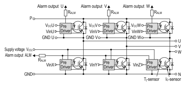 Fuji Electric 6MBP100VDN060-50 igbt Modül