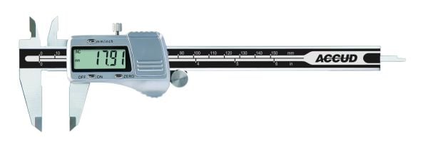 ACCUD 111-006-16 Dijital Kumpas Metal Kapaklı 111 Serisi 0-150mm