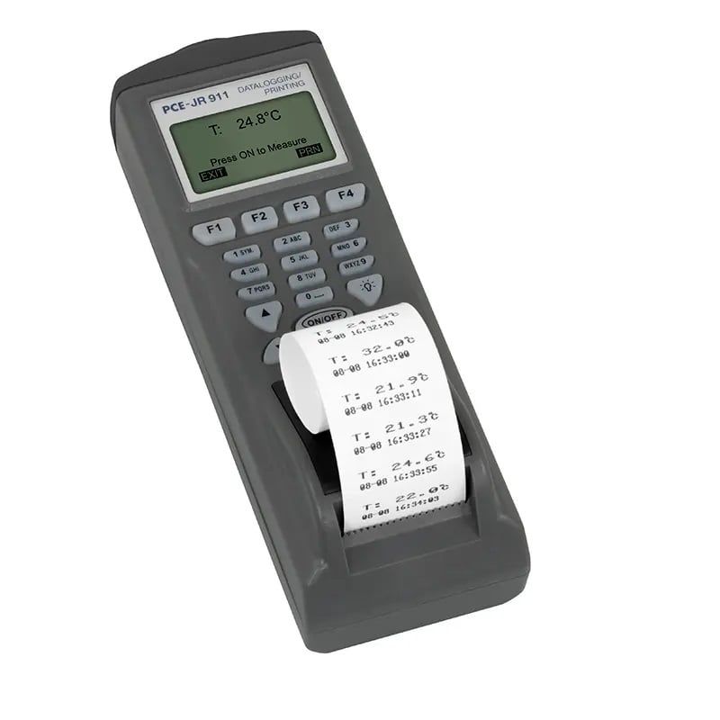 PCE-JR 911 Temassız Kızılötesi Termometre Veri Kaydedicili Yazıcılı
