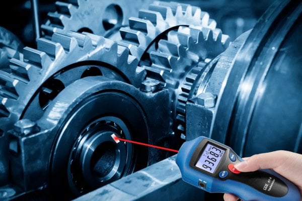 CEM AT-8 Hem Temaslı Hem Temassız Devir ölçer Takometre