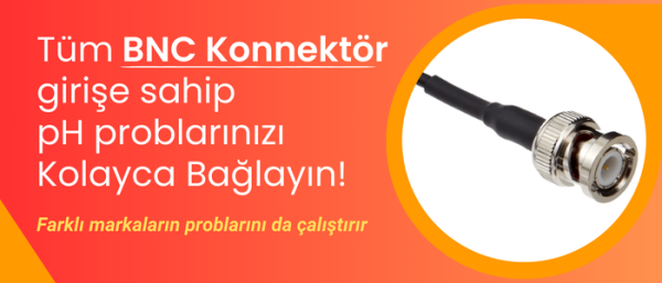 AZ 8601 Tek Prob İle Ph ve Orp Ölçer | BNC Bağlantılı