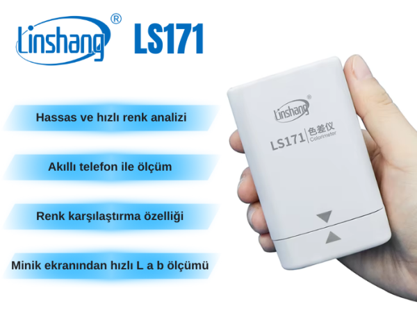 LS171 Mini Renk Ölçer | Akıllı Telefon Kontrollü
