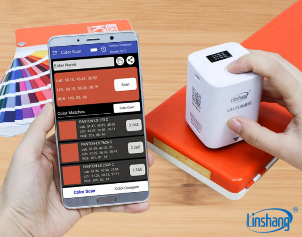 LS171 Mini Renk Ölçer | Akıllı Telefon Kontrollü