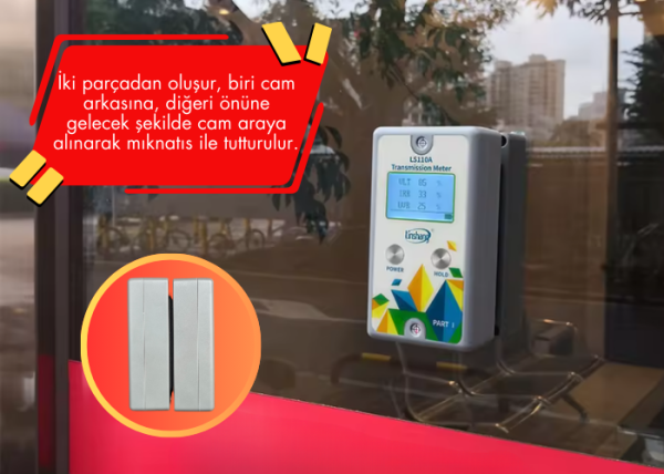 LS110A Cam Işık Geçirgenlik Ölçer | Cam Film Test Cihazı