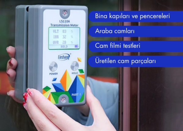 LS110A Cam Işık Geçirgenlik Ölçer | Cam Film Test Cihazı
