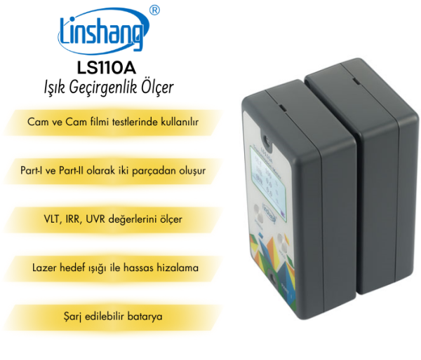 LS110A Cam Işık Geçirgenlik Ölçer | Cam Film Test Cihazı
