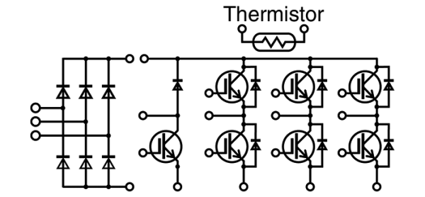 Fuji Electric 7MBR10XKA120-50 igbt Modül