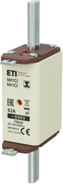 Eti NH1C/I gG 63A/690V