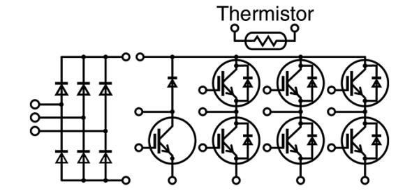 Fuji Electric 7MBR50XRKB120-50 igbt Modül