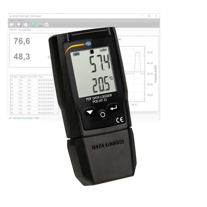 PCE-HT 72 Sıcaklık Ve Nem Kayıt Cihazı Data Logger