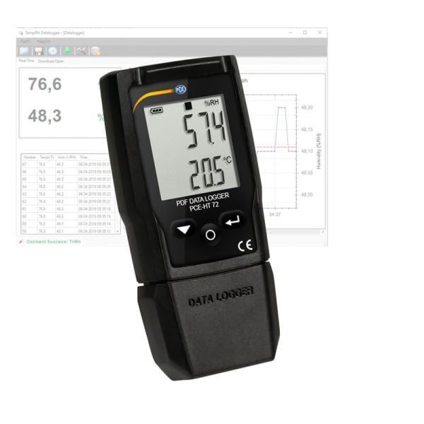 PCE-HT 72 Sıcaklık Ve Nem Kayıt Cihazı Data Logger