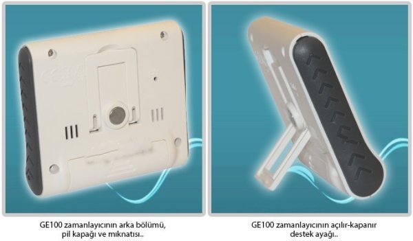 GE 100 Geniş Ekranlı  Kronometre ( Dijital Zamanlayıcı)