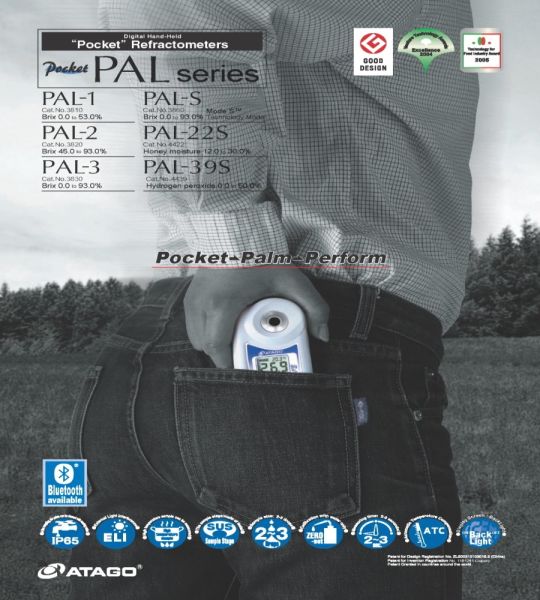 Atago 4439 PAL-39S Hidrojen Peroksit Refraktometre 0-50%