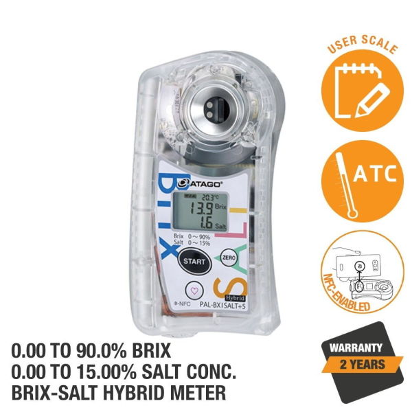 Atago 4922 PAL-BX|SALT+5 Dijital Brix-Tuzluluk Refraktometre