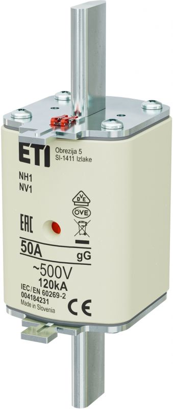 Eti NH1 gG 50A/500V