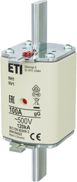 Eti NH1 gG 100A/500V
