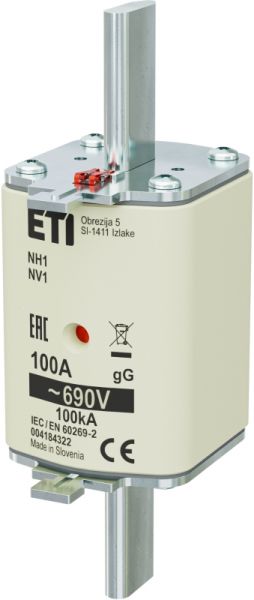 Eti NH1 gG 100A/690V