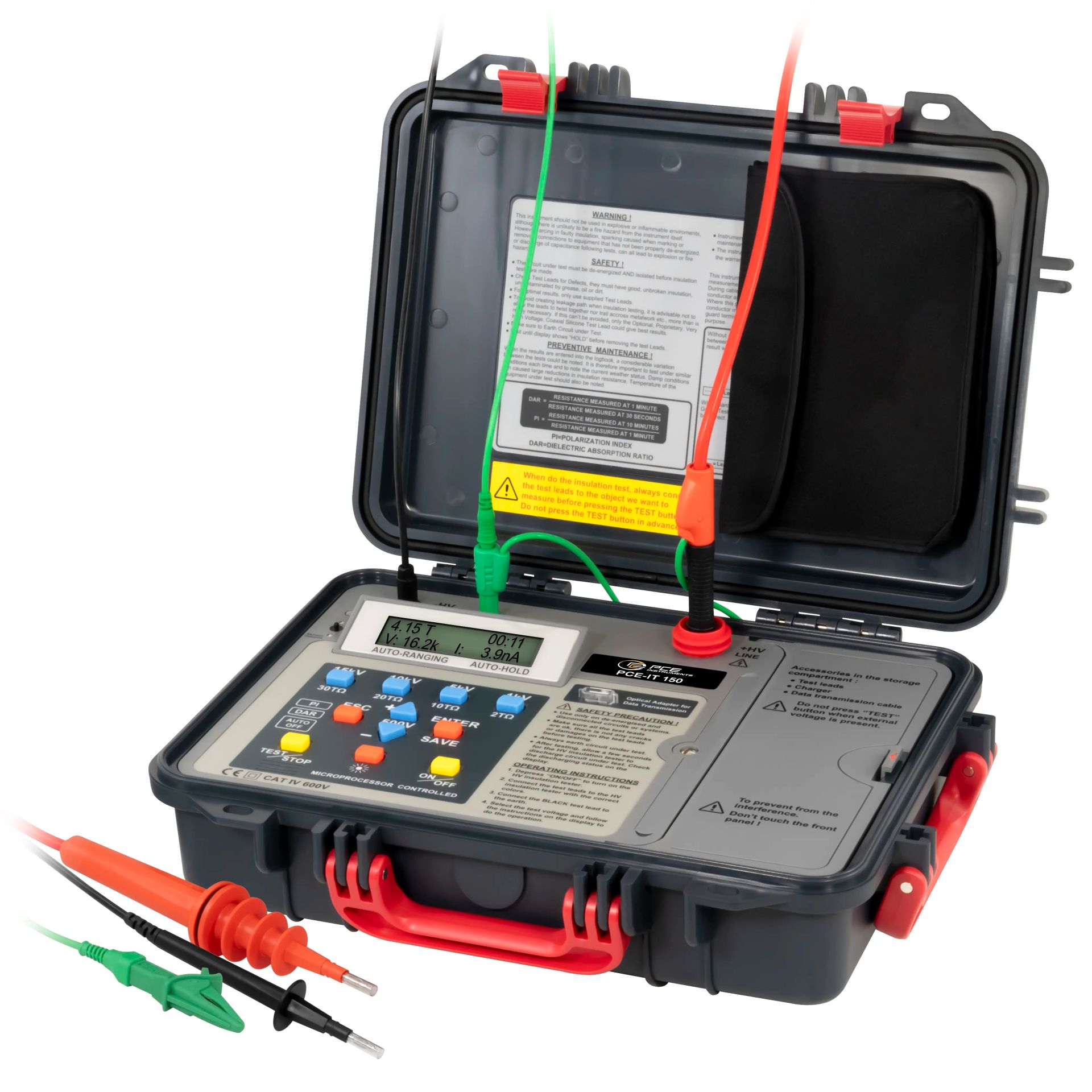 PCE-IT 150 İzolasyon Test Cihazı