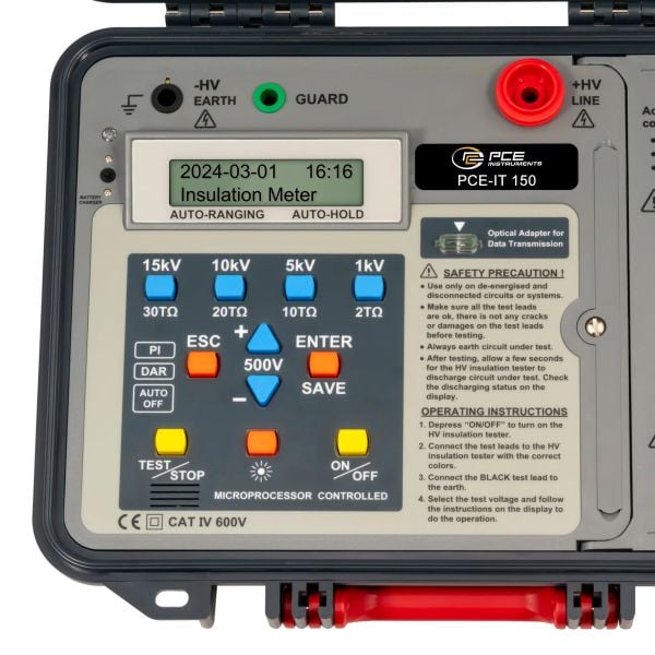 PCE-IT 150 İzolasyon Test Cihazı
