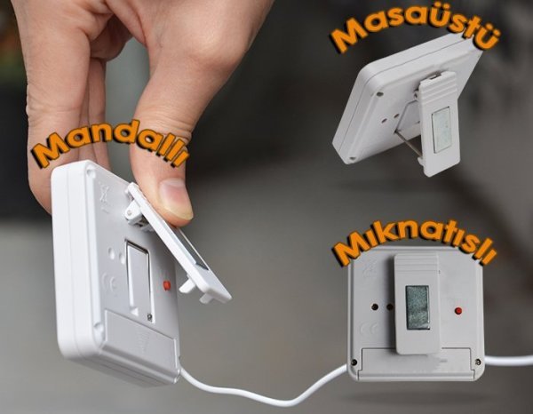 Loyka BT-2000 Alarmlı ve Mıknatıslı Buzdolabı Termometresi