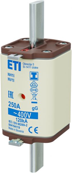 Eti NH1/I gG 250A/400V