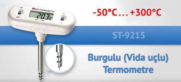 ST9215 Burgulu Batırmalı Termometre (Donmuş Ürünler İçin)