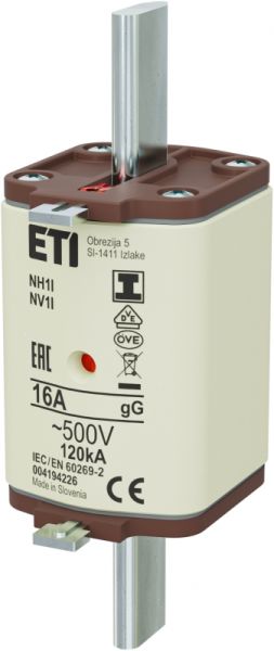 Eti NH1/I gG 16A/500V