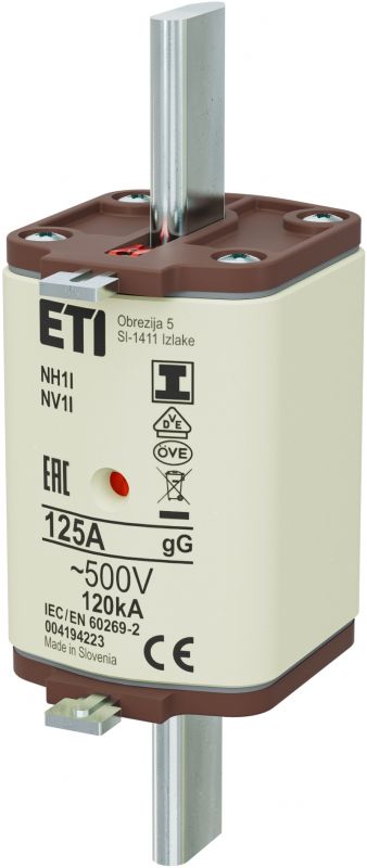 Eti NH1/I gG 125A/500V