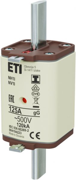 Eti NH1/I gG 125A/500V