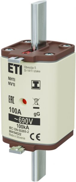 Eti NH1/I gG 100A/690V