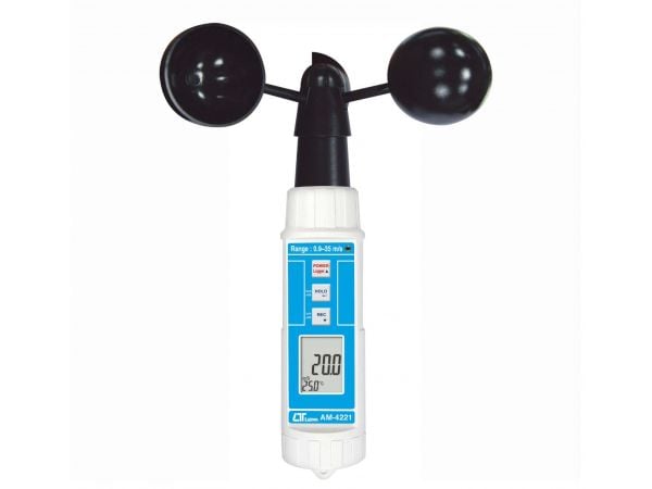 AM-4221 Lutron Cup Anemometer w/Termometer