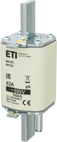 Eti NH1/K gG 63A/690V