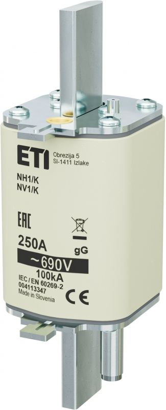 Eti NH1/K gG 250A/690V