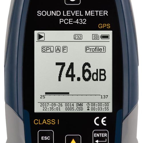 PCE-432 Ses Seviyesi Ölçüm Cihazı