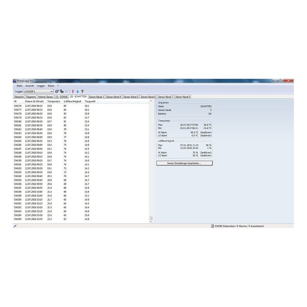 TFA 30.3039 KlimaLogg Pro DataLogger Fonksiyonlu Profesyonel Termo-Higrometre