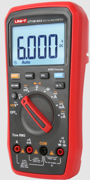 Uni-t UT15B MAX True Rms Dijital Multimetre