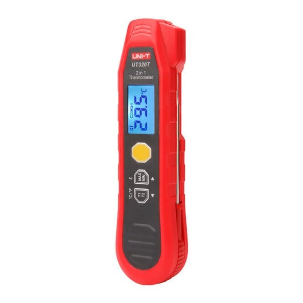 Uni-t UT320T 2 si 1 Arada Termometre, Lazer + Saplamalı prob (-40℃~300℃ )